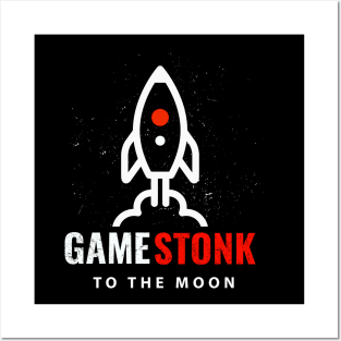 GameStonk to the Moon Posters and Art